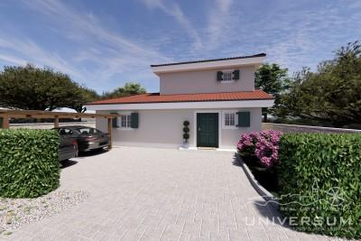 A detached house under construction in the vicinity of Brtonigla is for sale 2