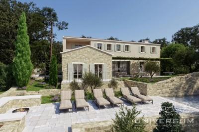 Beautiful villa surrounded by greenery an sea view in the vicinity of Novigrad 2