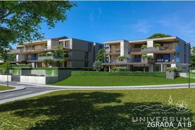 Two-room apartment on the ground floor under construction in Novigrad 5