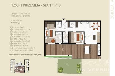 Sodobno opremljeno stanovanje v neposredni bližini centra Novigrada. 4