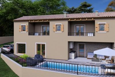 Haus im Rohbau in der Nähe von Buje 1