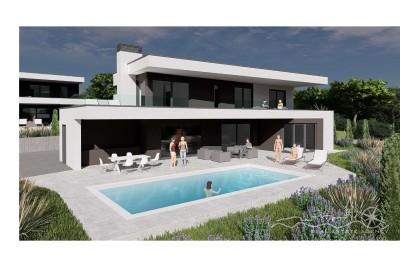 Building land for sale with a project for a villa with a swimming pool in the vicinity of Umag 5