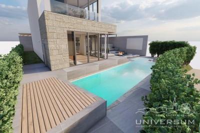 Građevinsko zemljište 518 m² s građevinskom dozvolom za vilu s bazenom – 5 km od Umaga 2