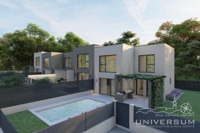 È in vendita una casa a schiera con piscina in costruzione a Cittanova 4