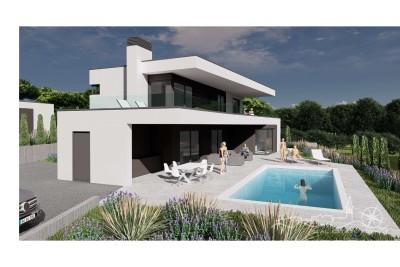 Terreno edificabile in vendita con progetto per una villa con piscina nelle vicinanze di Umago 4
