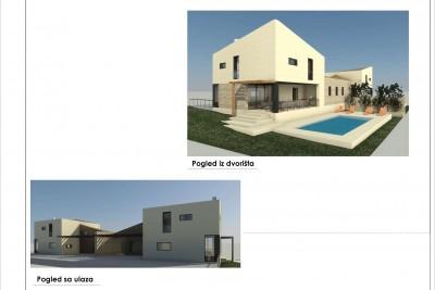 Baugrundstück mit Projekt für eine Doppelhaushälfte 3