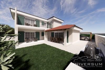 A detached house under construction in the vicinity of Brtonigla is for sale 1
