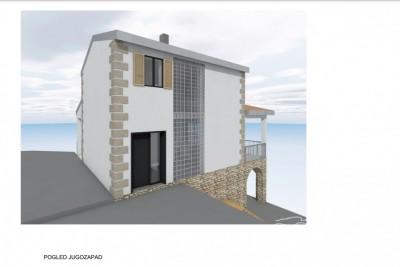 Building plot with a view of Motovun, old town center and nature in Vižinada 5